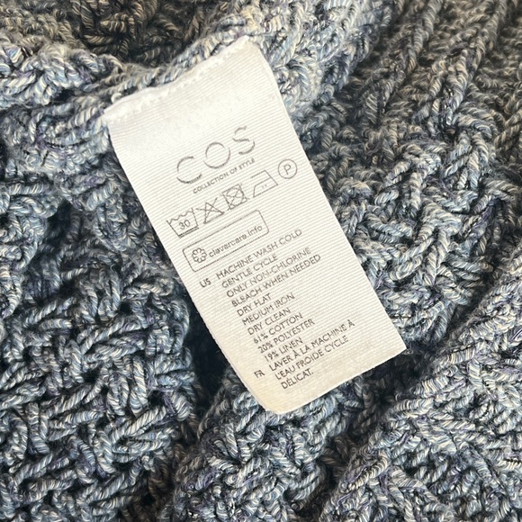COS Light Blue Knitted Sweater - Picture 5 of 7